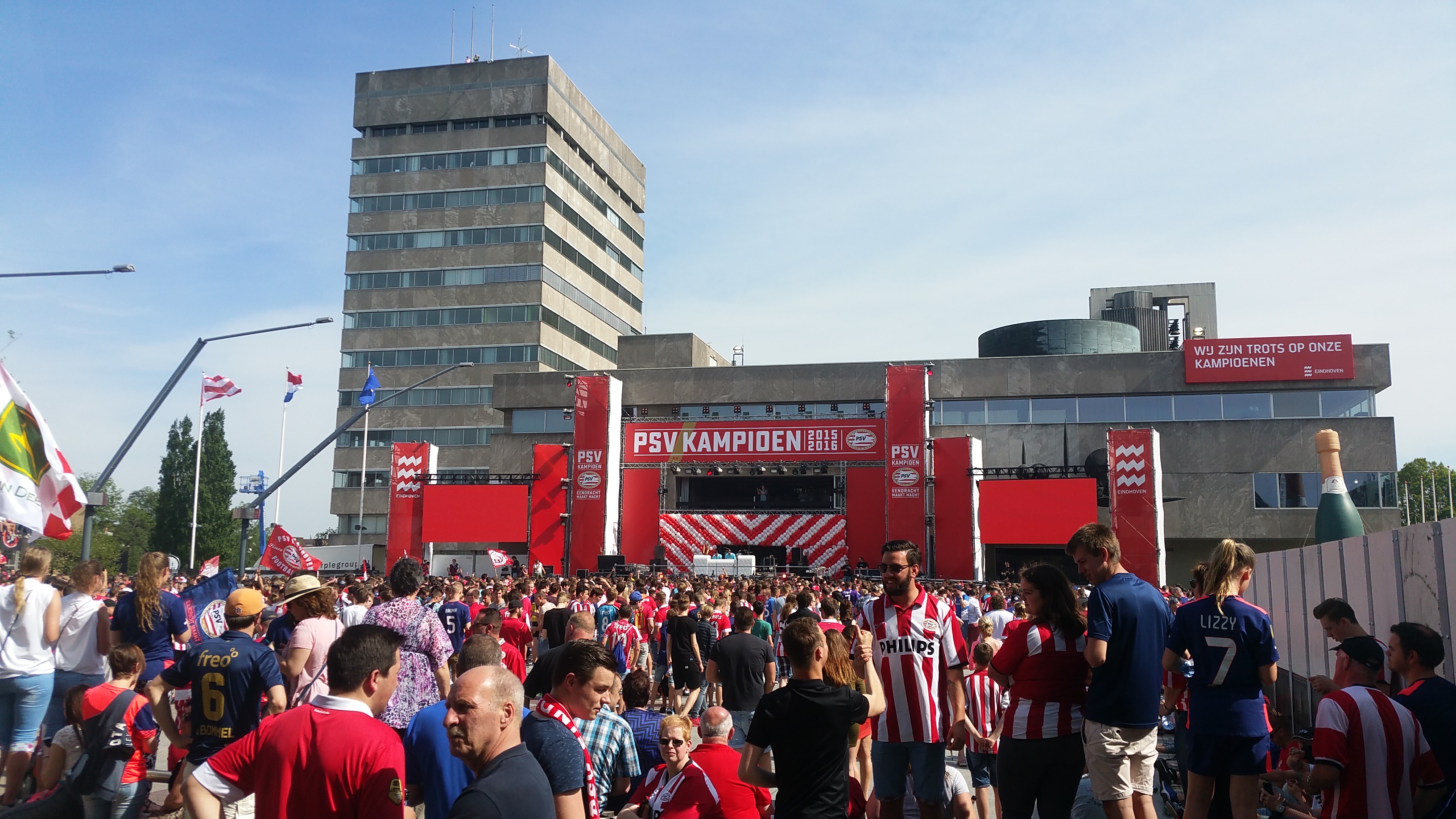PSV Huldiging 2016